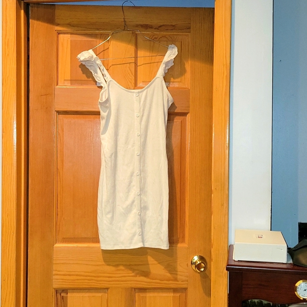 White Tank Top Size Large